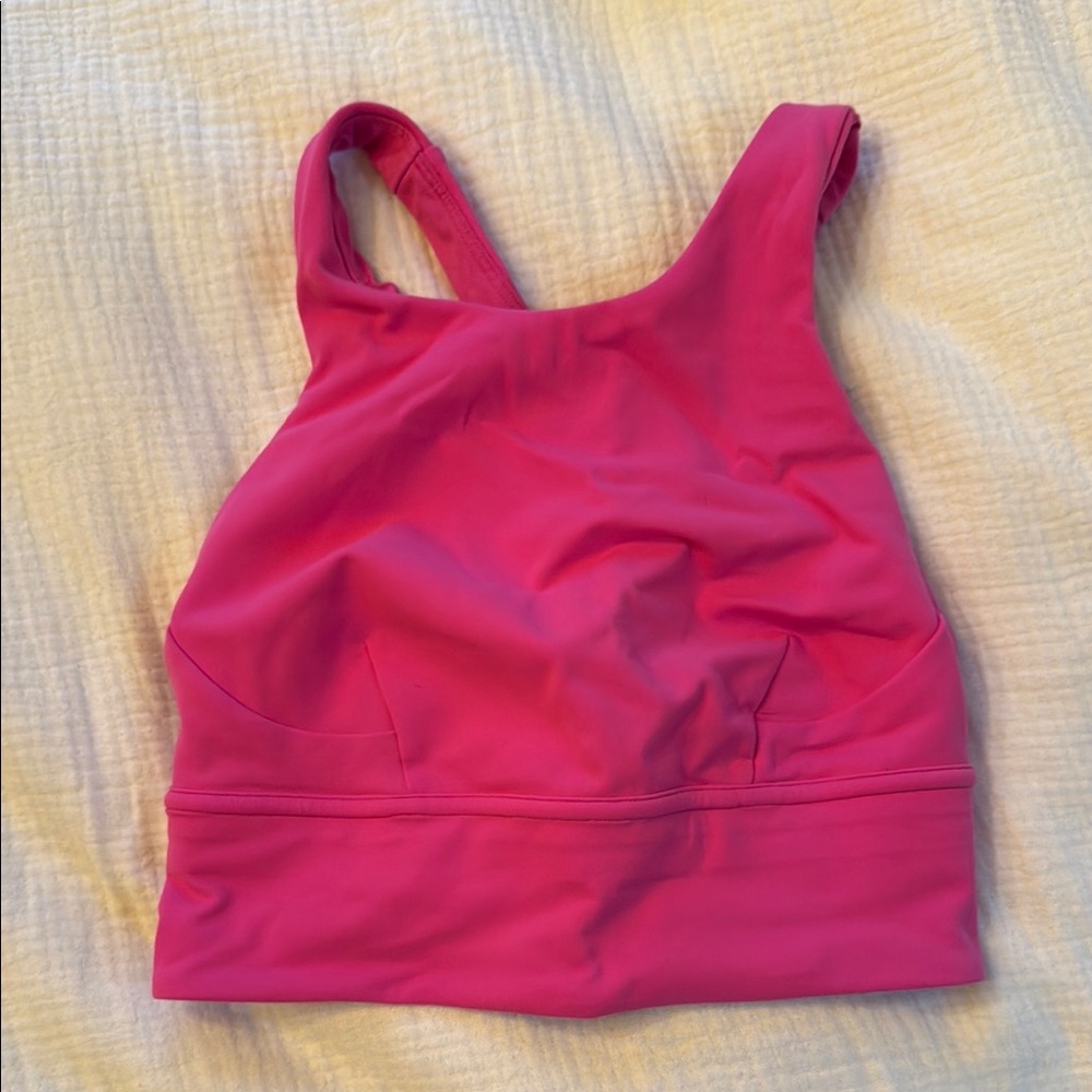 Pink Sports Bra